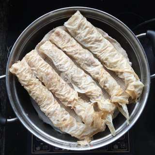 豆皮卷的做法步骤:6