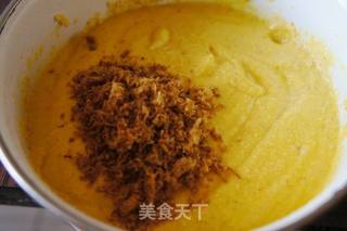 肉松玉米面发面饼的做法步骤:4
