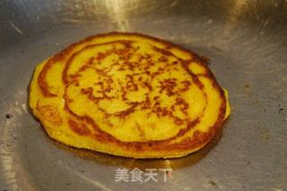 肉松玉米面发面饼的做法步骤:7