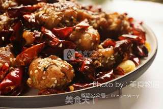 秘制辣子鸡的做法步骤:14