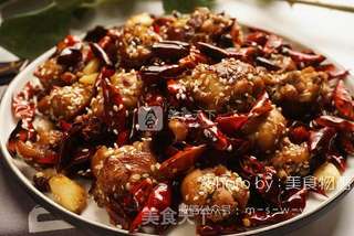 秘制辣子鸡的做法步骤:15