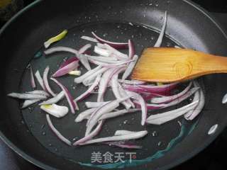 泡菜炒年糕的做法步骤:7