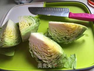 卷心菜龙虾肉色拉塔的做法步骤:4