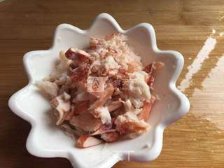 卷心菜龙虾肉色拉塔的做法步骤:2