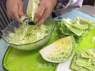 卷心菜龙虾肉色拉塔的做法步骤:5