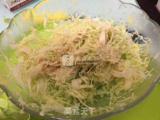 卷心菜龙虾肉色拉塔的做法步骤:7