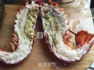 奶油芝士焗龙虾的做法步骤:2