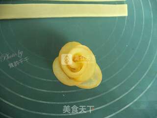 苹果玫瑰花的做法步骤:12