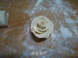 玫瑰花馒头花篮的做法步骤：10