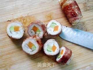 培根鸡肉卷的做法步骤:10