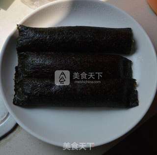 鸡蓉紫菜卷的做法步骤:3