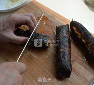 鸡蓉紫菜卷的做法步骤:6