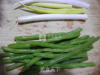 清炒四季豆的做法步骤：1