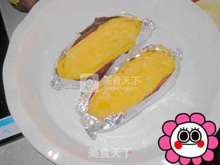 焗红薯的做法步骤:7
