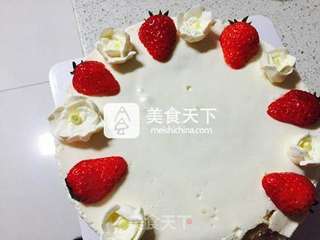 草莓慕斯蛋糕的做法步骤:14