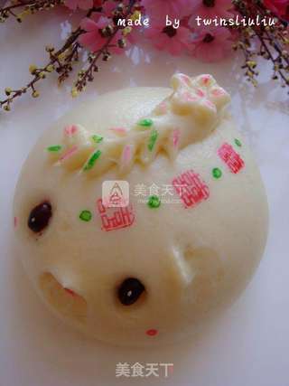 刺猬老鼠花样馒头(豆沙包)的做法步骤:29
