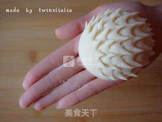 刺猬老鼠花样馒头(豆沙包)的做法步骤:12