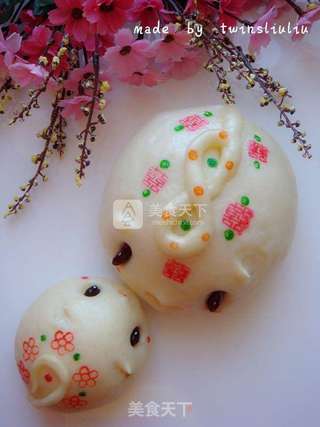 刺猬老鼠花样馒头(豆沙包)的做法步骤:25