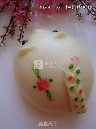 刺猬老鼠花样馒头(豆沙包)的做法步骤:31