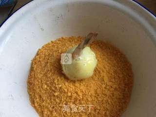 土豆泥芝士虾球的做法步骤:9