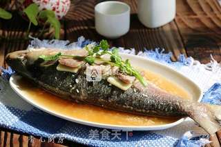 酒酿鲥鱼的做法步骤:8