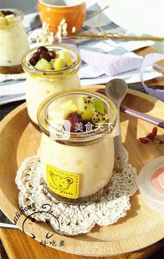 焦糖红豆布丁的做法步骤:20