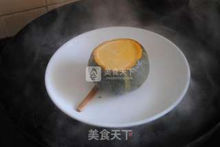 南瓜蛋蒸的做法步骤:9