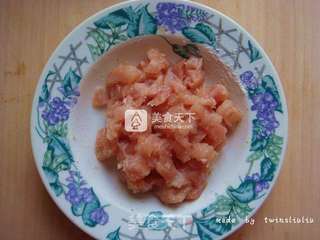 五彩松仁鸡丁的做法步骤:8