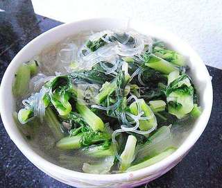 青菜粉丝煲的做法步骤：10