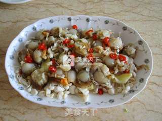 泡椒金针菇蒸扇贝肉的做法步骤:5