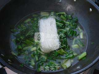 青菜粉丝煲的做法步骤：8