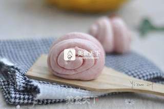 紫薯小花卷的做法步骤:19