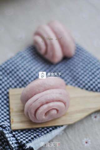 紫薯小花卷的做法步骤:18
