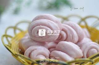紫薯小花卷的做法步骤:17