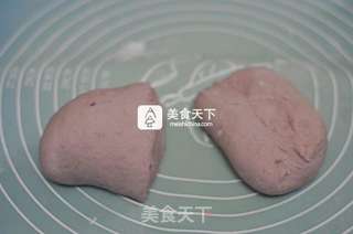 紫薯小花卷的做法步骤:8