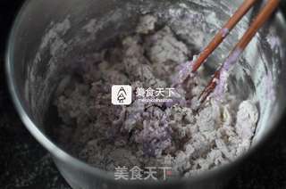 紫薯小花卷的做法步骤:6