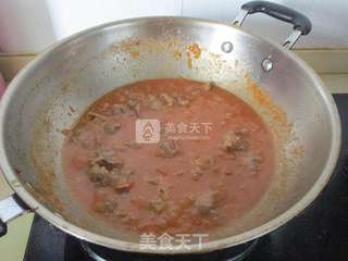 番茄牛肉浓汤的做法步骤:10