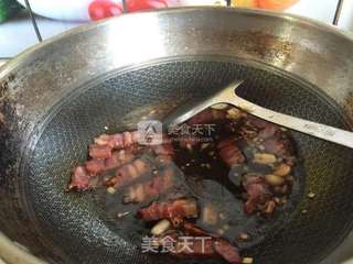 腊肉手撕包菜的做法步骤:7