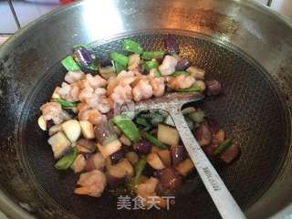 茄子虾仁的做法步骤:11