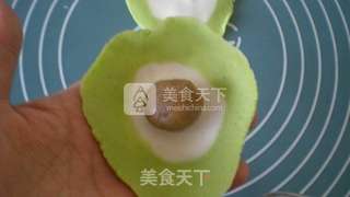 翡翠花饺的做法步骤:7