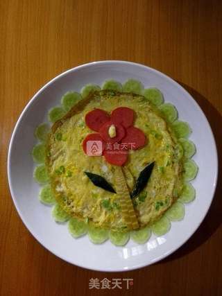 煎蛋花的做法步骤:7