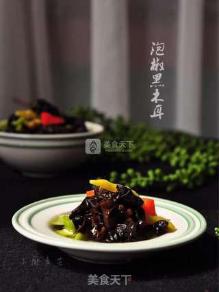 泡椒黑木耳的做法步骤:7