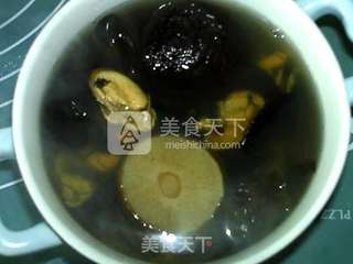 香菇木耳淡菜汤的做法步骤:11
