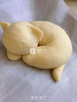 超萌猫咪面包的做法步骤:6