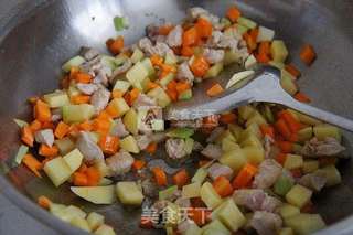 黄咖喱鸡肉饭的做法步骤:5