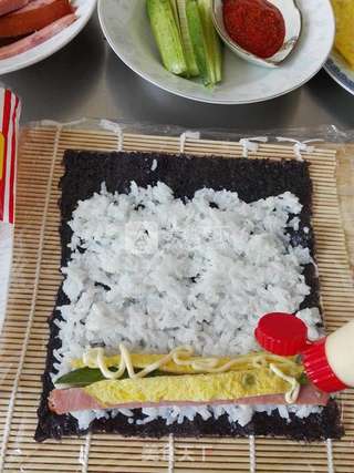 紫菜包饭的做法步骤:5