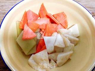 杏鲍菇小炒肉的做法步骤：2