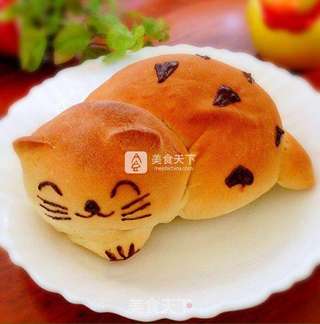 超萌猫咪面包的做法步骤:8
