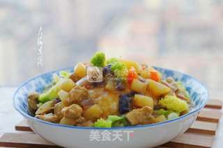 黄咖喱鸡肉饭的做法步骤:9