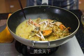 泰式咖喱蟹的做法步骤:6